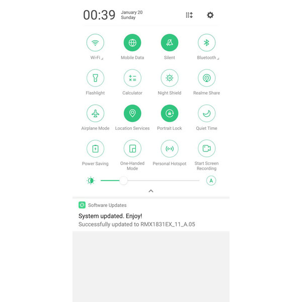 Realme U1 January 2019 Patch Update