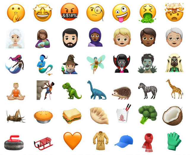 iOS 11.1 new Emojis