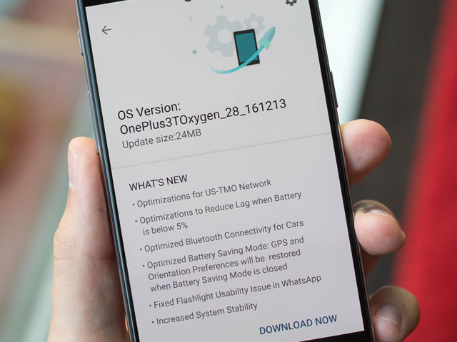 OnePlus 3T OxygenOS 3.5.4 Update