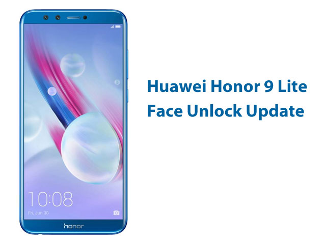 Honor 9 Lite Face Unlock Update