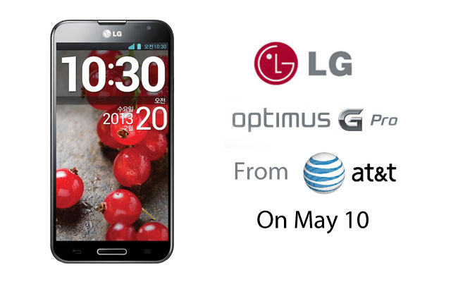 LG Optimus G Pro exclusively from AT&T for $199.99