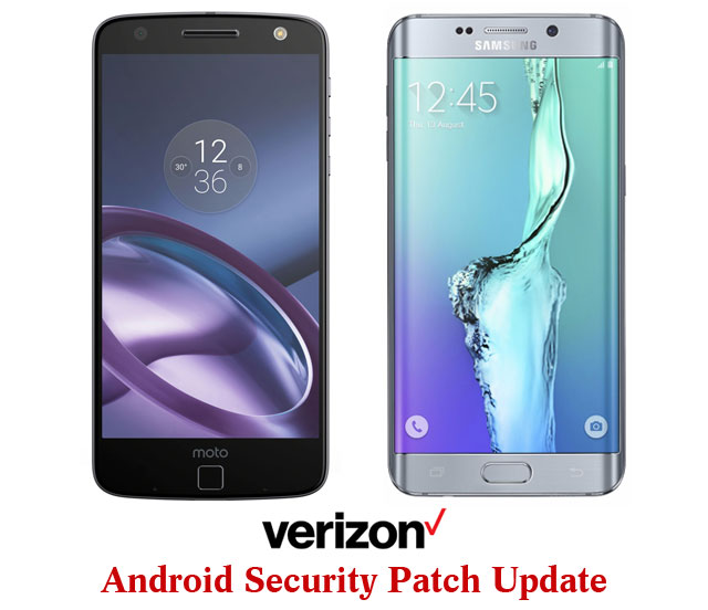Moto Z and Z Force Droid Security Patch Update