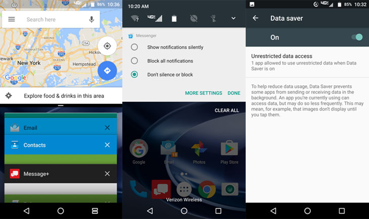 Verizon Moto Z Play Droid Nougat Features
