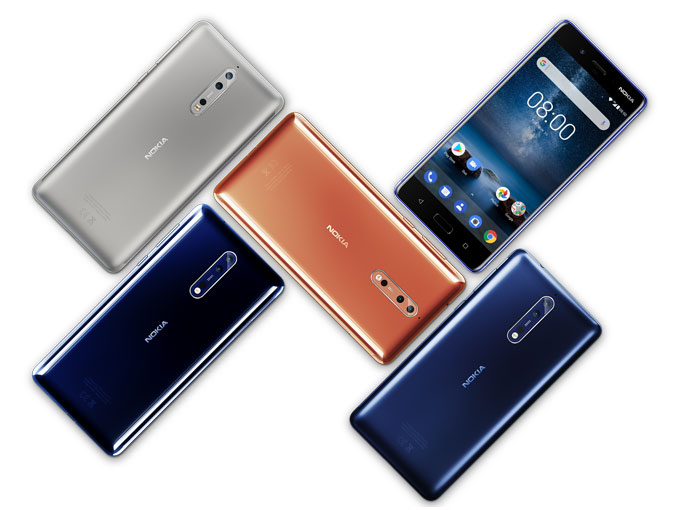 Nokia 8 Colors