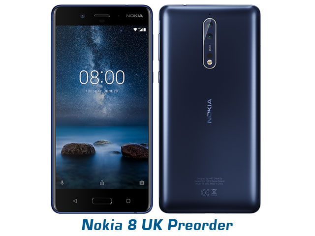 Nokia 8 Preorder in UK