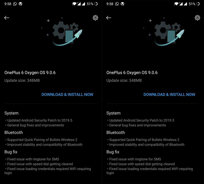 OnePlus 6 and 6T oxygen os update