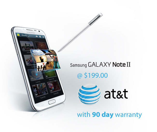 AT&T offers refurbished Samsung Galaxy Note II for $199.99