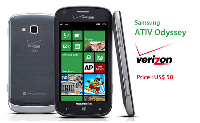Samsung ATIV Odyssey Hits Verizon Today for $50