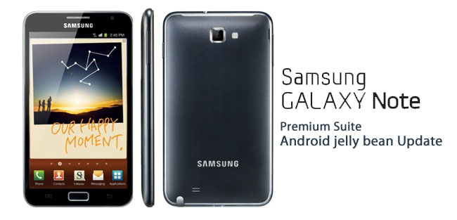 Samsung Galaxy Note Android 4.1.2 Jelly Bean Update rolled Out