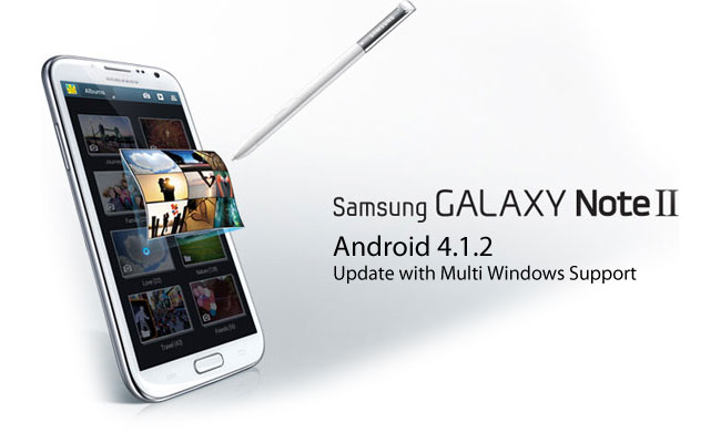 US Cellular Samsung Galaxy Note 2 Android 4.1.2 Jelly Bean updates brings multi-window support