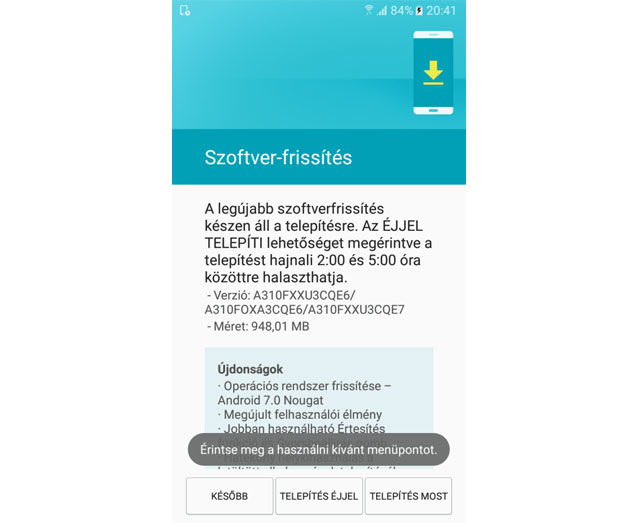 Galaxy A3 (2016) Nougat Germany