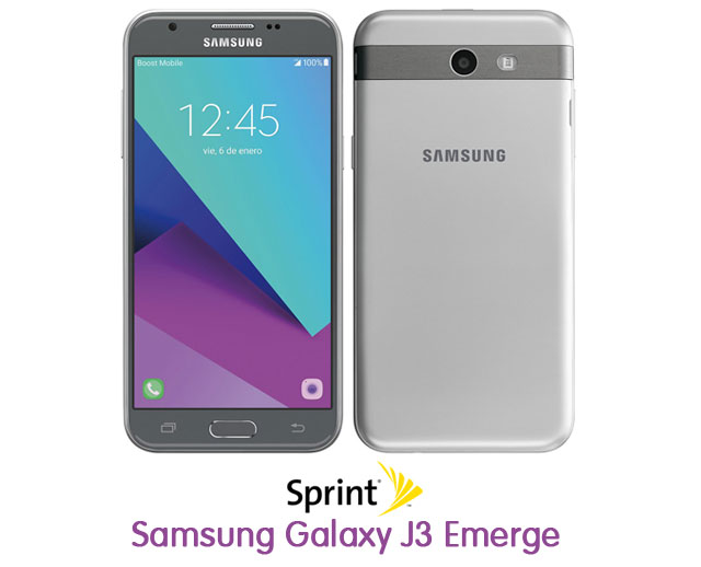 Samsung Galaxy J3 Emerge For Sprint Wireless