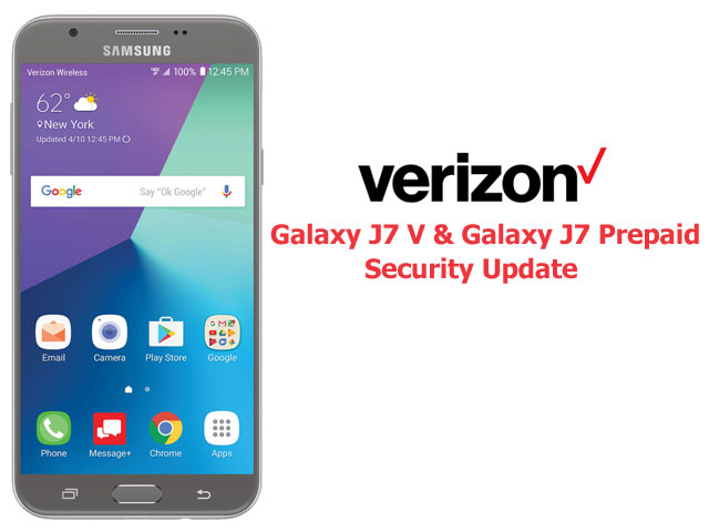Verizon J7 V and J7 Prepaid Security Patch Update