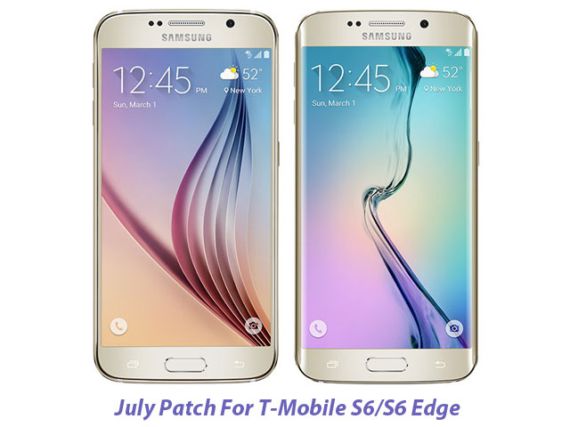 T-Mobile S6 and S6 Edge July security patch update