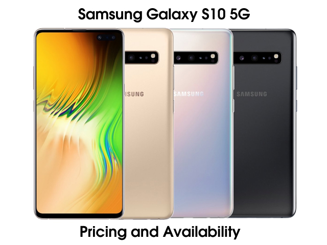 Galaxy S10 5G pricing and release date