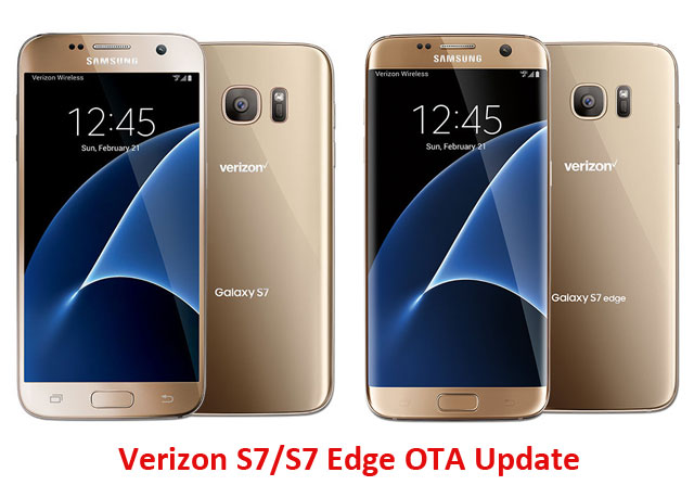 Verizon Galaxy S7 and S7 Edge OTA Update