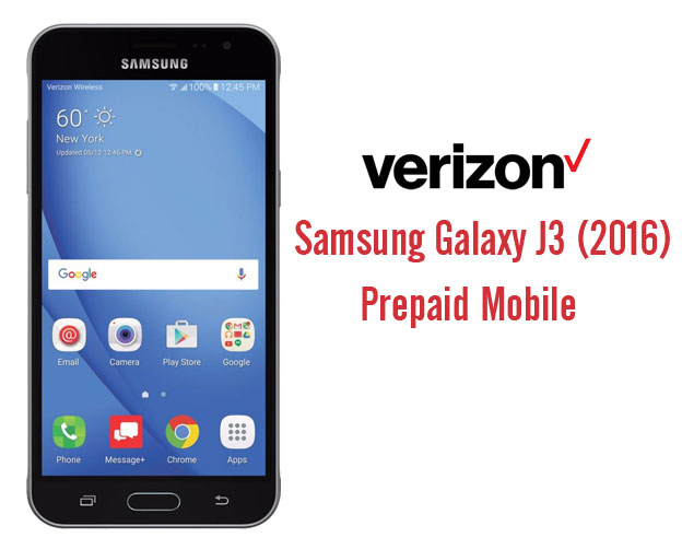 Verizon Samsung Galaxy J3 2016 Image