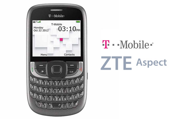 ZTE Aspect For T-Mobile Release date Price