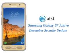 AT&T Samsung Galaxy S7 Active receiving December security update