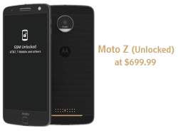 Moto Z Unlocked model goes for sale in US